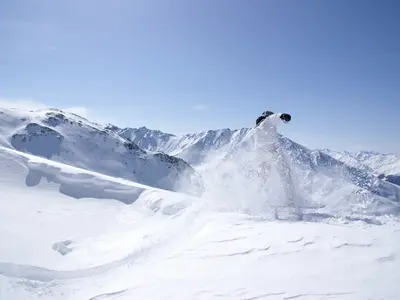 Snowboarden in Nauders © TVB Tiroler Oberland-Nauders / Manuel Baldauf
