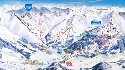 Pistenplan Bergkastel