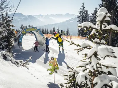 Familienspaß mit Schmidolin auf der Kidsslope © Zell am See-Kaprun Tourismus