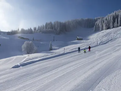 Skifahrer am Heuberg © Oberstdorf/Kleinwalsertal Bergbahnen
