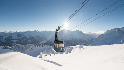 Gondel im Wintertraum