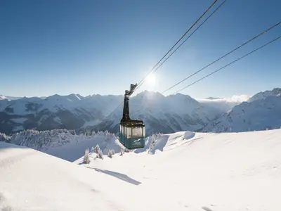 Gondel im Wintertraum © OBERSTDORF·KLEINWALSERTAL BERGBAHNEN