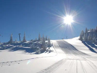 Naturschneepiste Fageralm © Reiteralm Bergbahnen