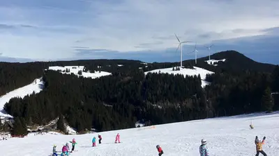 Abfahrt an den Klugliften