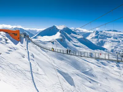 Blick auf die Hängebrücke am Stubnerkogel © Gasteiner Bergbahnen AG