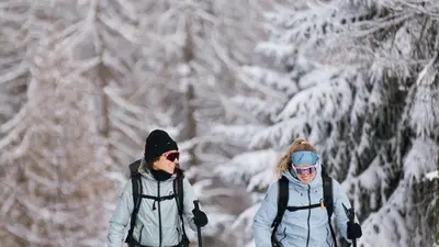 Winterwandern am Reschensee