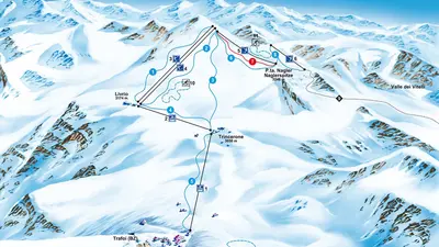 Pistenplan Stilfser Joch