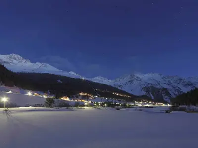 Sulden bei Nacht © Seilbahnen Sulden