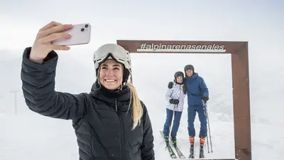 Fotospot in der Alpin Arena Schnals