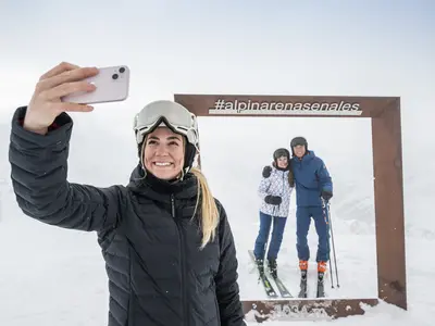 Fotospot in der Alpin Arena Schnals © Schnalstal / Harald Wisthaler