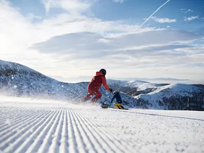 Skifahrer in Meran 2000 © Manuel Ferrigato