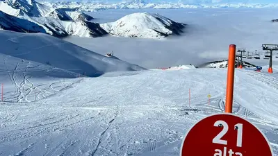 Piste Nr. 21 im Skigebiet Limone Piemonte