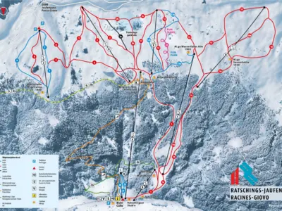 Pistenplan Ratschings - Jaufen