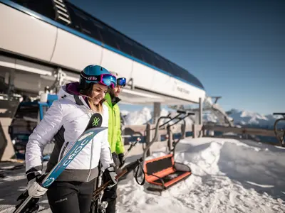 Skifahrerin am Rosskopf © Sterzing Pfitsch Freienfeld