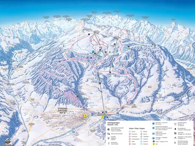Pistenplan Rosskopf - Sterzing