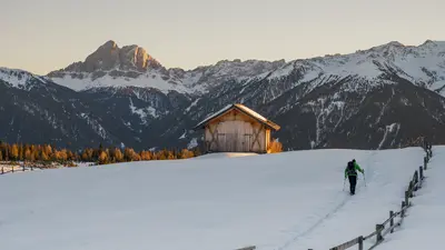 Winterwandern bei der Rodenecker Lüsner Alm