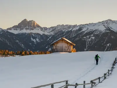 Winterwandern bei der Rodenecker Lüsner Alm © Marika Unterladstätter