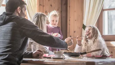Einkehr im Skigebiet 3 Zinnen