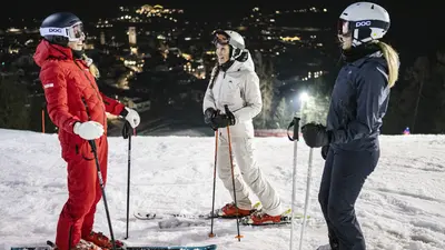 Skifahren in den 3 Zinnen