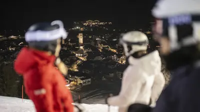 Skifahren in den 3 Zinnen