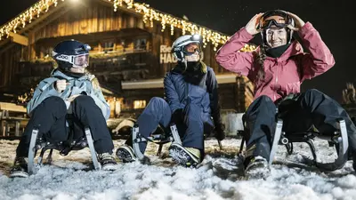 Nachtrodeln in den 3 Zinnen