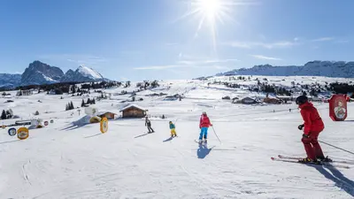 Unterwegs auf der Seiser Alm