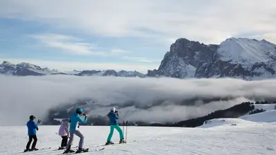 Fotospot an der Bergstation Paradiso