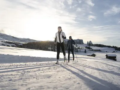 Langlaufen auf der Seiser Alm © Seiser Alm Marketing / Roschan Fill