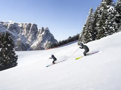 Skifahren Puflatsch © Seiser Alm Marketing / Roschan Fill