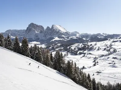 Skifahren Puflatsch © Seiser Alm Marketing / Roschan Fill