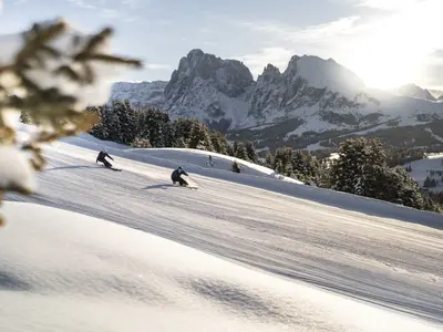 Skifahren Puflatsch © Seiser Alm Marketing / Roschan Fill