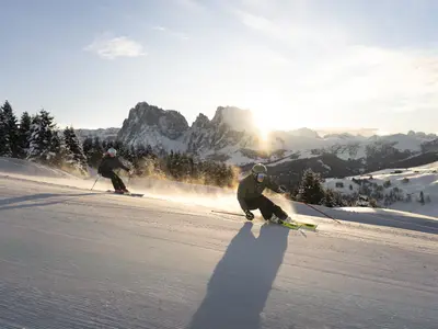 Skifahren Puflatsch © Seiser Alm Marketing / Roschan Fill