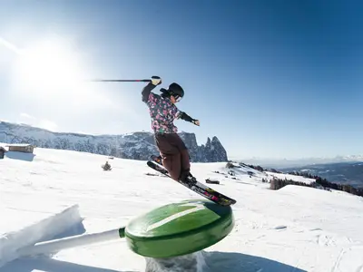 Snowpark auf der Seiser Alm © Seiser Alm Marketing / Jose Fobexer