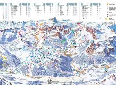 Pistenplan Alta Badia