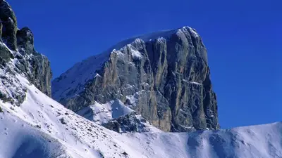 Südseite des Marmolada-Gletcher