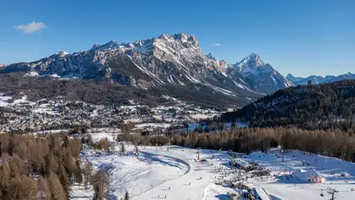 Skipiste in Cortina d´Ampezzo