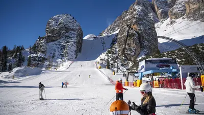 Blick auf den berühmten Tofana-Schuss