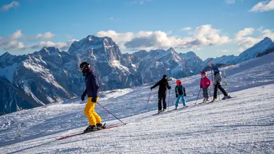 Cortina d´Ampezzo ist auch bei Familien sehr beliebt