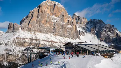 Skihütte in Cortina