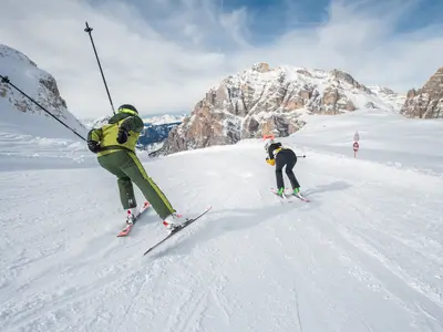 Skifahren in Cortina d`Ampezzo © Harald Wisthaler www.wisthaler.com