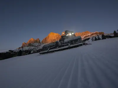Pistenpräparierung in Carezza © Carezza Dolomites/Ivan Goller