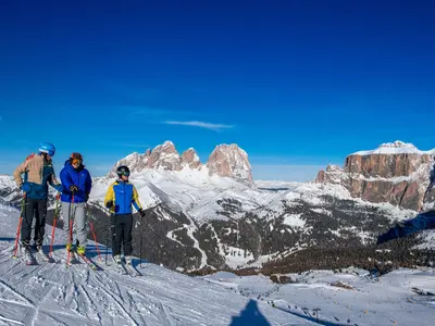Skifahren im wunderschönen Val di Fassa © Archivio Immagini ApT Val di Fassa / Mattia Rizzi