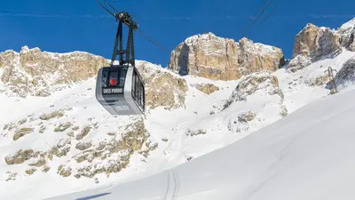 Gondel im Val di Fassa
