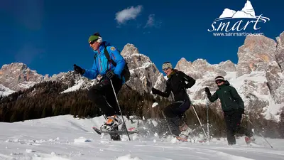 Schneeschuhwandern in San Martino