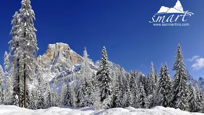 Winterlandschaft in San Martino
