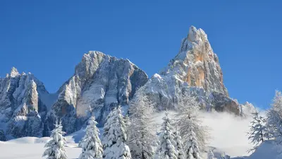 Blick auf die Dolomiten