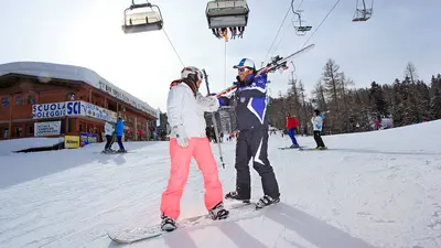 Skifahren im Val di Sole