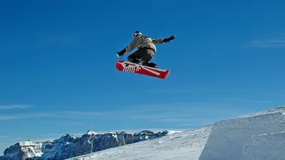 Snowboard-Freestyle in Folgarida
