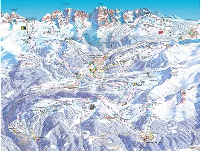Pistenplan Pinzolo