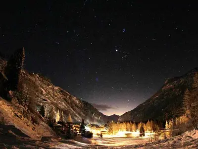 Champorcher bei Nacht © Monterosa Ski